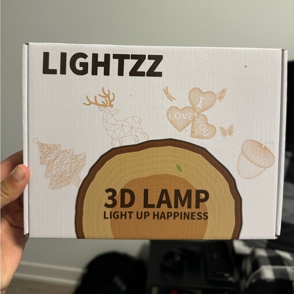 Light up 3D lamp - Picture 1 of 3